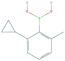 Chemical structure of 2-Methyl-6-cyclopropylphenylboronic acid