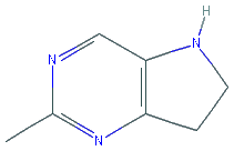 Chemical structure of 2-Methyl-6,7-dihydro-5H-pyrrolo[3,4-d]pyrimidine hydrochloride