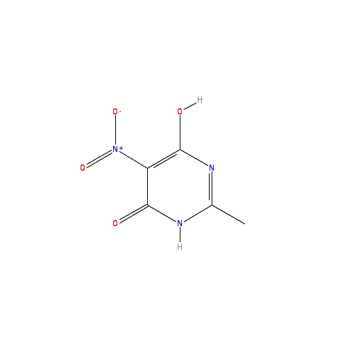 Chemical structure of 2-Methyl-5-Nitropyrimidine-4,6-Diol