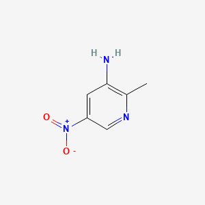 Chemical structure of 2-Methyl-5-nitropyridin-3-amine