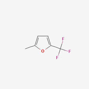 Chemical structure of 2-Methyl-5-(trifluoromethyl)furan