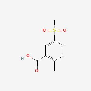 Chemical structure of 5-Methanesulfonyl-2-methylbenzoic acid