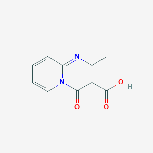 Chemical structure of 2-Methyl-4-Oxo-4H-Pyrido1,2-Apyrimidine-3-Carboxylic Acid