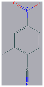 Chemical structure of 2-Methyl-4-Nitrobenzonitrile