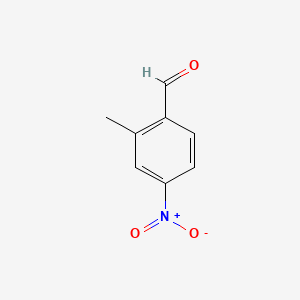 Chemical structure of 2-Methyl-4-nitrobenzaldehyde