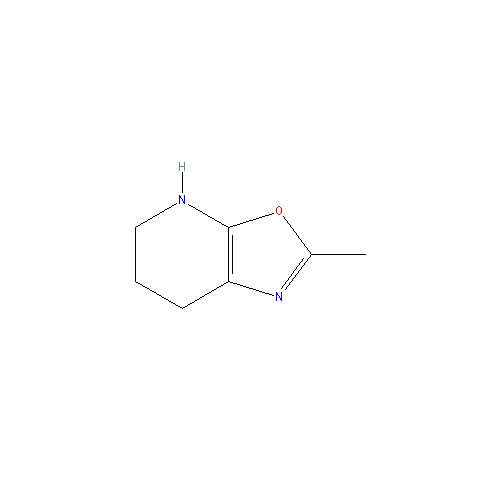 Chemical structure of 2-Methyl-4,5,6,7-tetrahydrooxazolo[4,5-c]pyridine hydrochloride