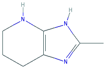 Chemical structure of 2-Methyl-4,5,6,7-tetrahydro-3H-imidazo[4,5-c]pyridine