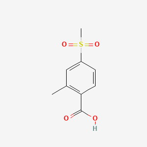 Chemical structure of 2-Methyl-4-(methylsulfonyl)benzoic Acid