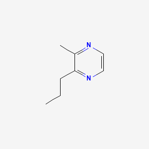 Chemical structure of 2-Methyl-3-propylpyrazine