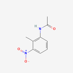 Chemical structure of 2'-Methyl-3'-nitroacetanilide