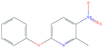Chemical structure of 2-Methyl-3-nitro-6-phenoxypyridine