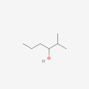 Chemical structure of 2-Methyl-3-hexanol