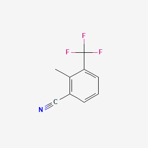 Chemical structure of 2-Methyl-3-(Trifluoromethyl)Benzonitrile