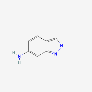 Chemical structure of 2-methyl-2H-indazol-6-amine