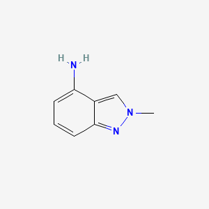 Chemical structure of 2-methyl-2H-indazol-4-amine