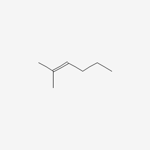 Chemical structure of 2-Methyl-2-hexene