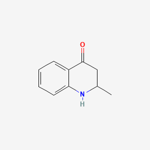 Chemical structure of 2-Methyl-2,3-dihydroquinolin-4(1H)-one