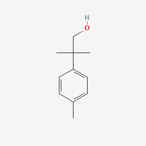 Chemical structure of 2-methyl-2-(p-tolyl)propan-1-ol