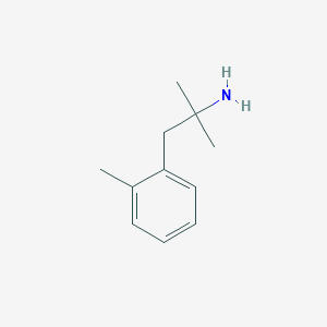 Chemical structure of 2-METHYL-1-O-TOLYLPROPAN-2-AMINE HCL