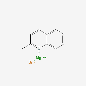 Chemical structure of 2-Methyl-1-naphthylmagnesium bromide