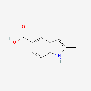 Chemical structure of 2-Methyl-1H-indole-5-carboxylic acid