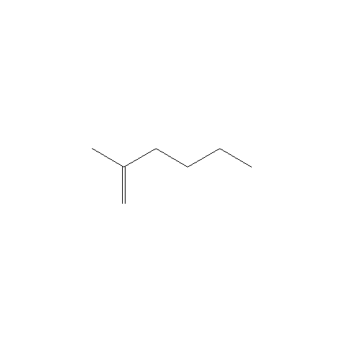 Chemical structure of 2-Methyl-1-hexene