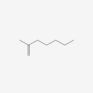 Chemical structure of 2-Methyl-1-heptene