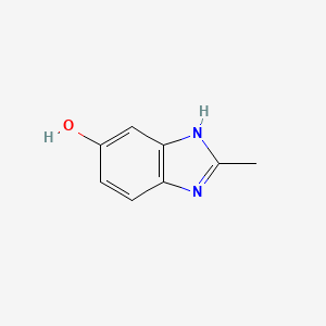 Chemical structure of 2-Methyl-1H-benzimidazol-6-ol