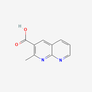 Chemical structure of 2-Methyl-1,8-naphthyridine-3-carboxylic acid