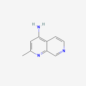 Chemical structure of 2-Methyl-1,7-naphthyridin-4-aMine