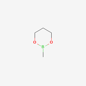 Chemical structure of 2-methyl-1,3,2-dioxaborinane