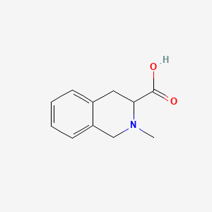 Chemical structure of 2-Methyl-1,2,3,4-tetrahydroisoquinoline-3-carboxylic acid