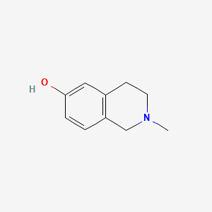 Chemical structure of 2-Methyl-1,2,3,4-tetrahydroisoquinolin-6-ol