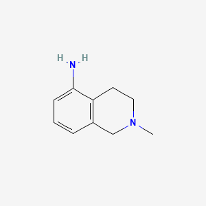 Chemical structure of 2-Methyl-1,2,3,4-tetrahydroisoquinolin-5-amine