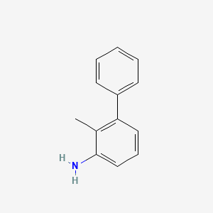 Chemical structure of 2-Methyl-[1,1-biphenyl]-3-amine