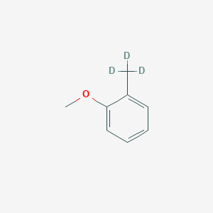 Chemical structure of 2-Methoxytoluene-a,a,a-d3