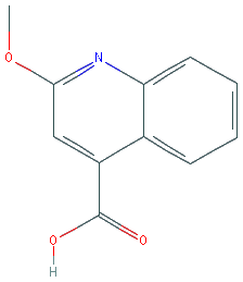 Chemical structure of 2-Methoxyquinoline-4-carboxylic acid