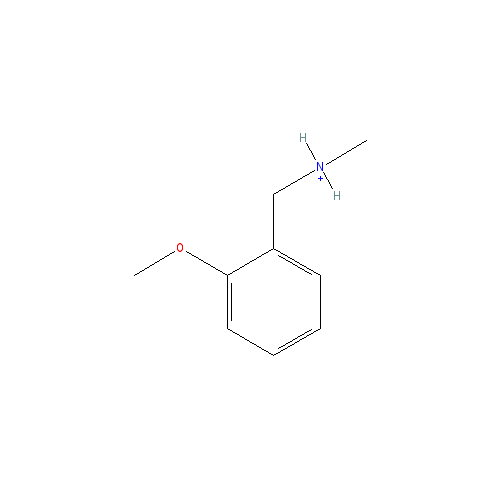 Chemical structure of 2-Methoxy-N-Methylbenzylamine