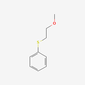 Chemical structure of 2-METHOXYETHYL PHENYL SULFIDE