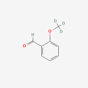 Chemical structure of 2-Methoxybenzaldehyde-d3