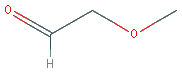 Chemical structure of Methoxyacetaldehyde