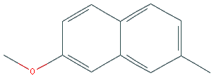 Chemical structure of 2-Methoxy-7-methylnaphthalene
