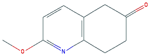 Chemical structure of 2-Methoxy-7,8-dihydroquinolin-6(5H)-one