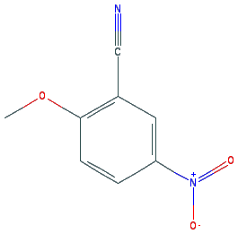 Chemical structure of 2-Methoxy-5-nitrobenzonitrile