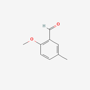 Chemical structure of 2-Methoxy-5-methylbenzaldehyde