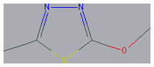 Chemical structure of 2-Methoxy-5-methyl-1,3,4-thiadiazole
