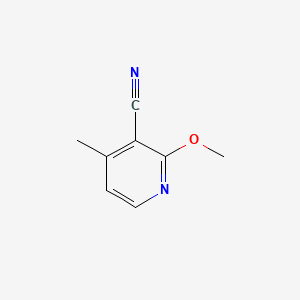 Chemical structure of 2-Methoxy-4-methylnicotinonitrile