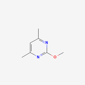 Chemical structure of 2-methoxy-4,6-dimethylpyrimidine