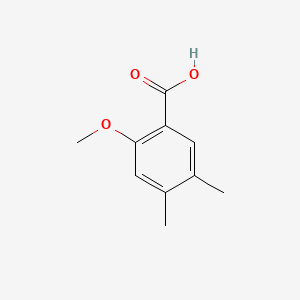 Chemical structure of 2-methoxy-4,5-dimethylbenzoic acid