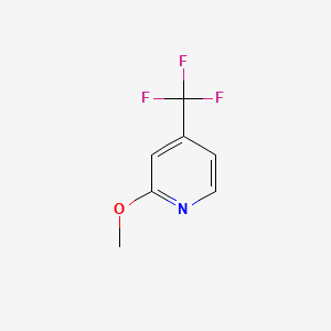 Chemical structure of 2-Methoxy-4-(trifluoromethyl)pyridine